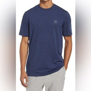 Travis Mathew Scenic Vista Logo T-Shirt - Heather Navy